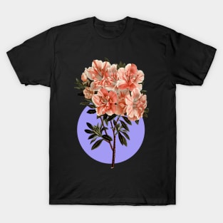 Blue and pink azalea design T-Shirt